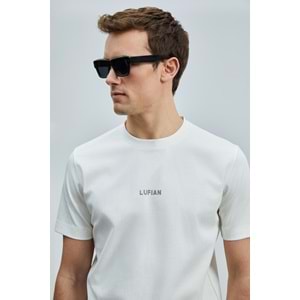 Lufian 111020235 Marcus Modern Grafik Tişort Erkek T-Shirt