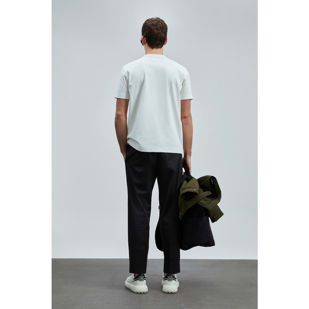 Lufian 111020235 Marcus Modern Grafik Tişort Erkek T-Shirt