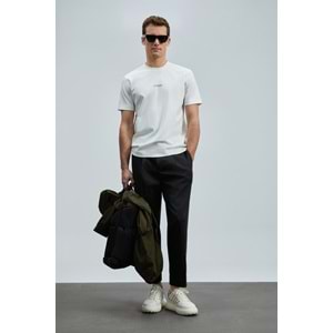 Lufian 111020235 Marcus Modern Grafik Tişort Erkek T-Shirt