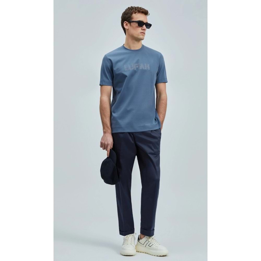 Lufian 111020240 Thınk Modern Grafik Tişort Erkek T-Shirt