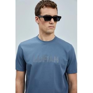Lufian 111020240 Thınk Modern Grafik Tişort Erkek T-Shirt