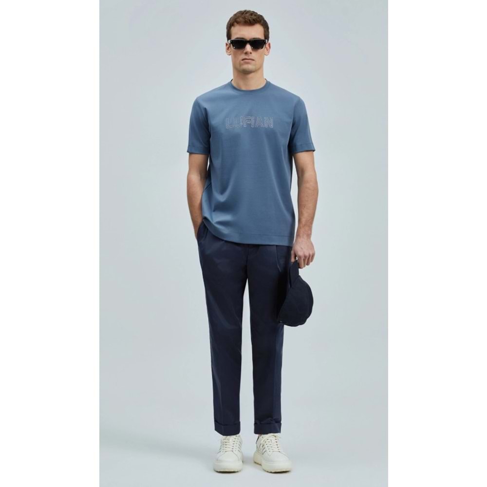 Lufian 111020240 Thınk Modern Grafik Tişort Erkek T-Shirt