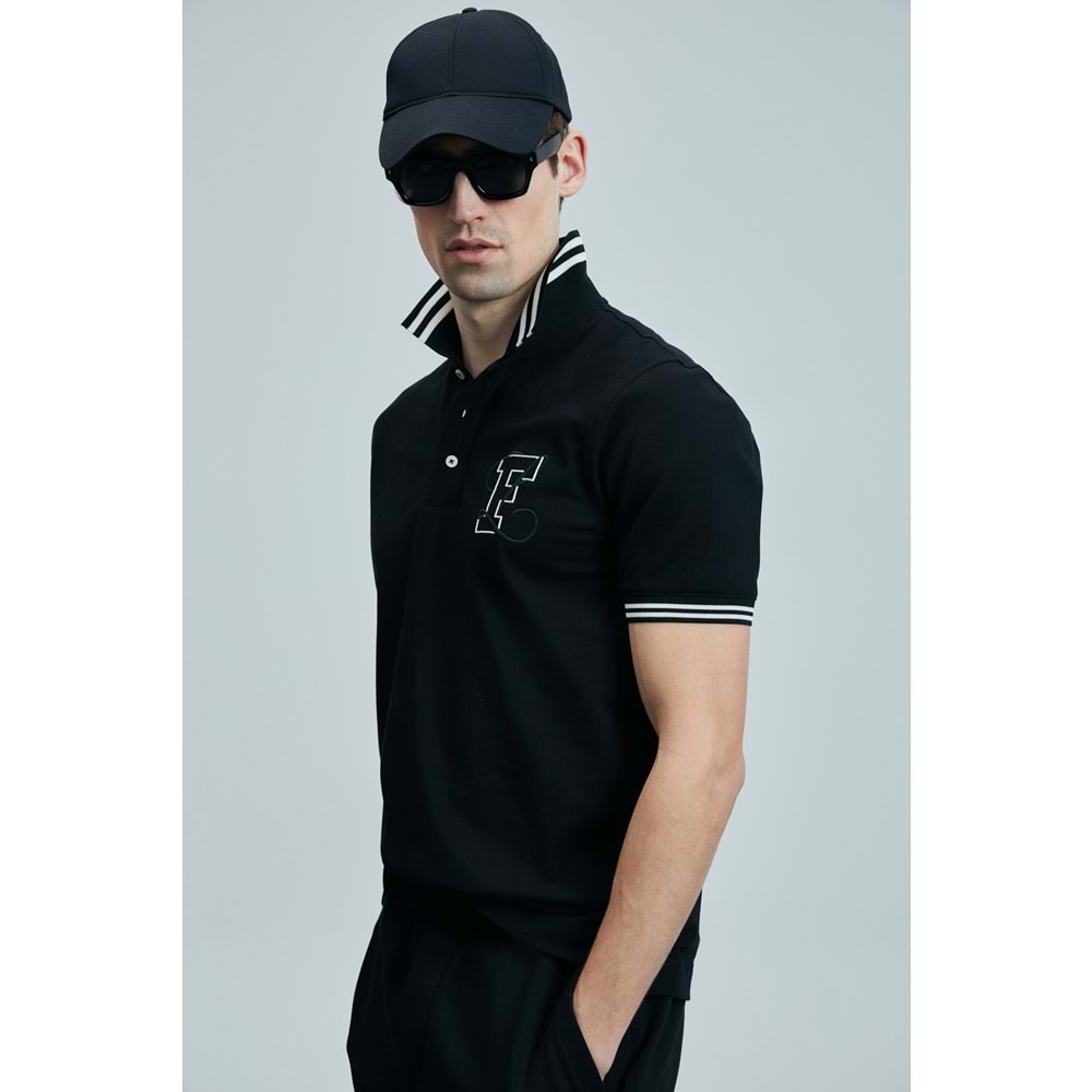 Lufian 111040216 Everes Smart Polo Yaka Tişort Erkek T-Shirt