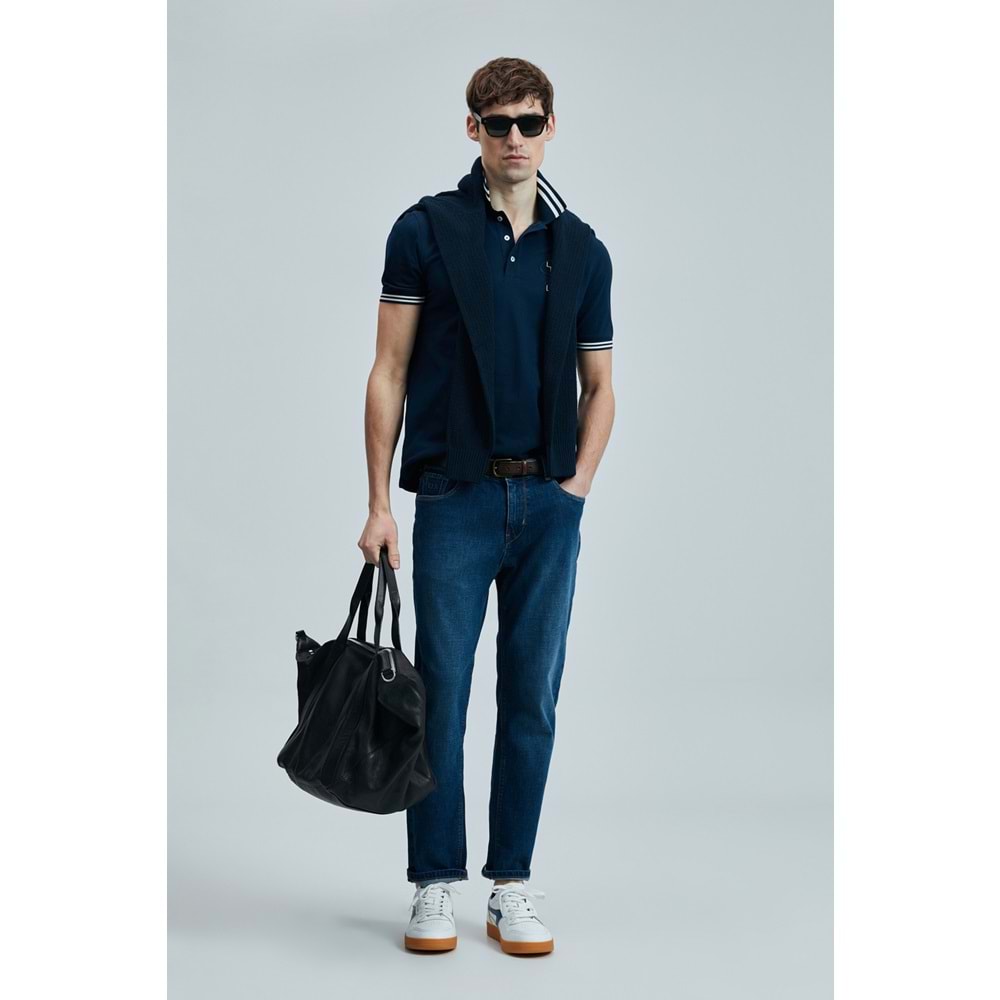 Lufian 111040216 Everes Smart Polo Yaka Tişort Erkek T-Shirt