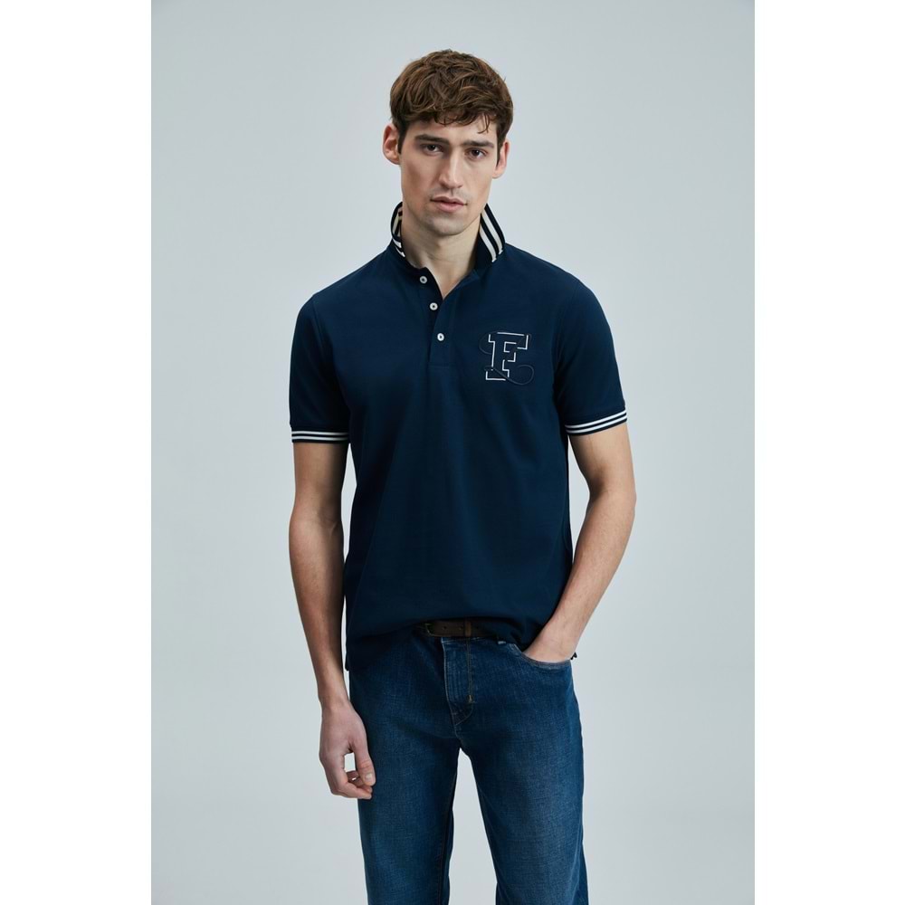 Lufian 111040216 Everes Smart Polo Yaka Tişort Erkek T-Shirt