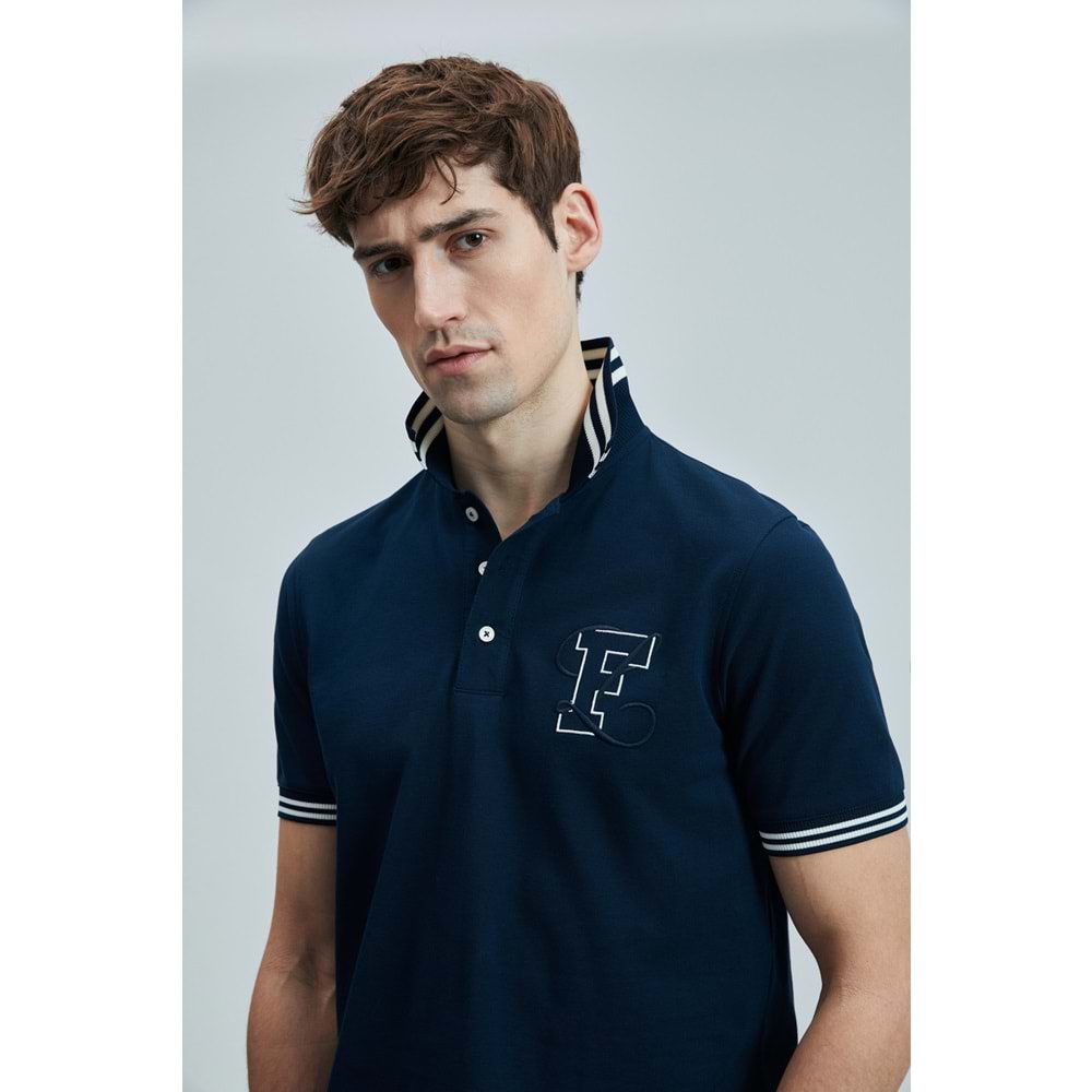Lufian 111040216 Everes Smart Polo Yaka Tişort Erkek T-Shirt