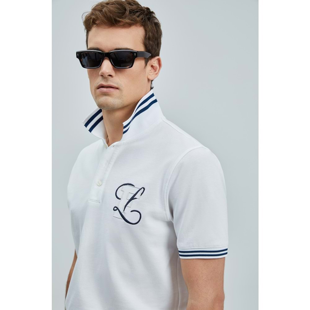 Lufian 111040216 Everes Smart Polo Yaka Tişort Erkek T-Shirt
