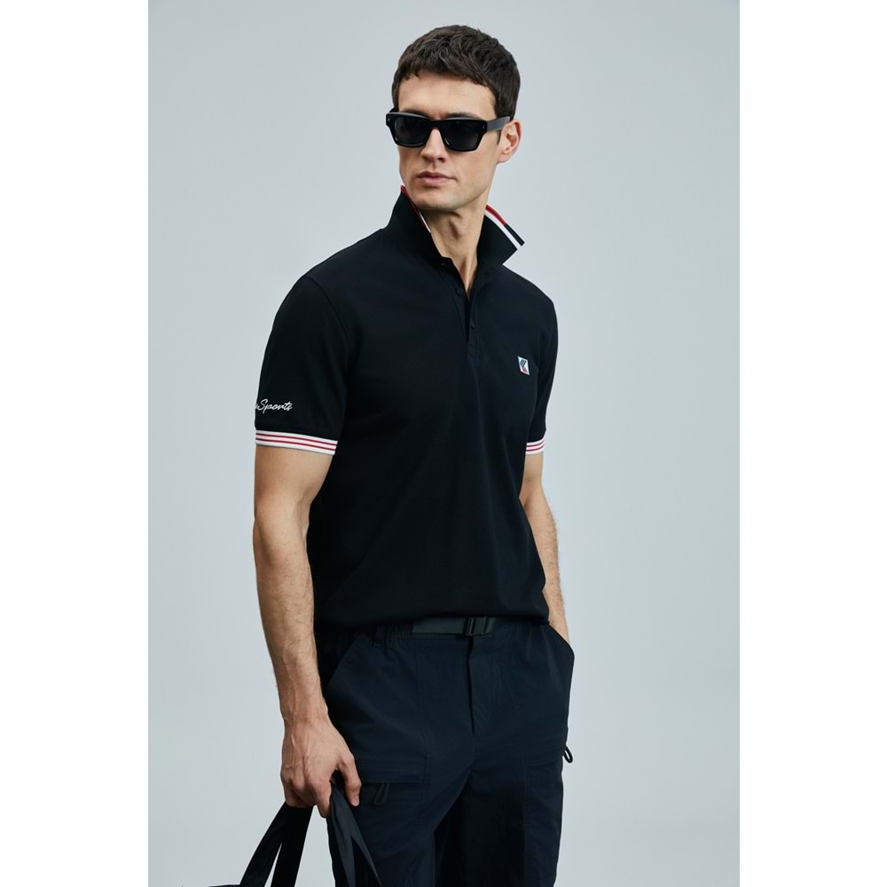 Lufian 111040204 Eros Smart Polo Yaka Tişort Erkek T-Shirt