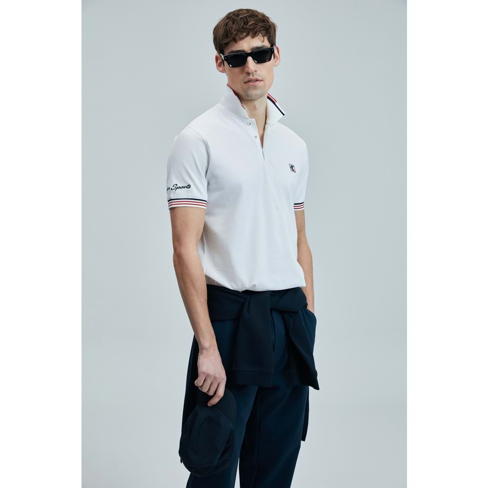 Lufian 111040204 Eros Smart Polo Yaka Tişort Erkek T-Shirt