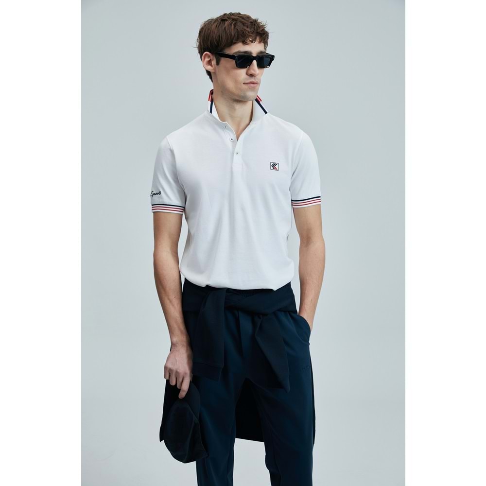 Lufian 111040204 Eros Smart Polo Yaka Tişort Erkek T-Shirt