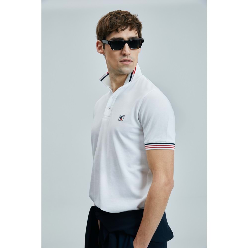 Lufian 111040204 Eros Smart Polo Yaka Tişort Erkek T-Shirt