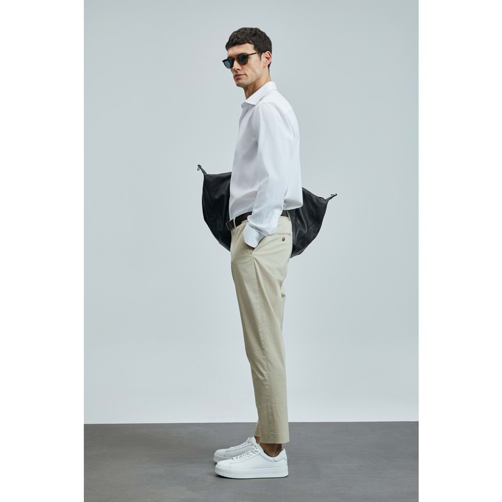 Lufian 111190339 Plus Smart Erkek Chino Pantolon Slim Fit Erkek Pantolon