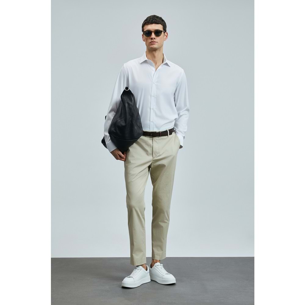Lufian 111190339 Plus Smart Erkek Chino Pantolon Slim Fit Erkek Pantolon