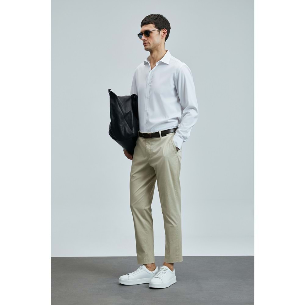 Lufian 111190339 Plus Smart Erkek Chino Pantolon Slim Fit Erkek Pantolon