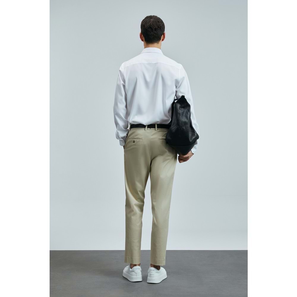 Lufian 111190339 Plus Smart Erkek Chino Pantolon Slim Fit Erkek Pantolon