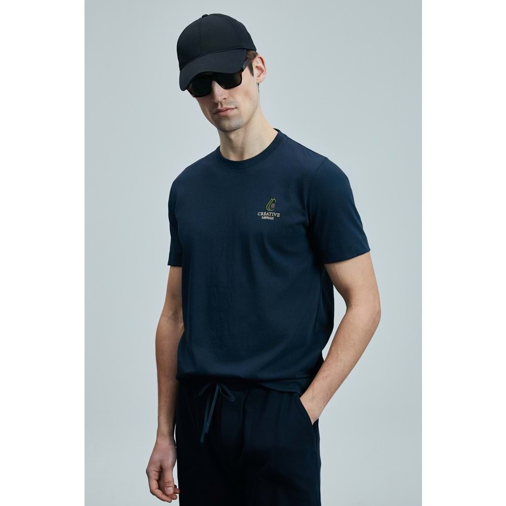 Lufian 111020263 Olıvıa Modern Grafik T- Shirt Erkek Tişort
