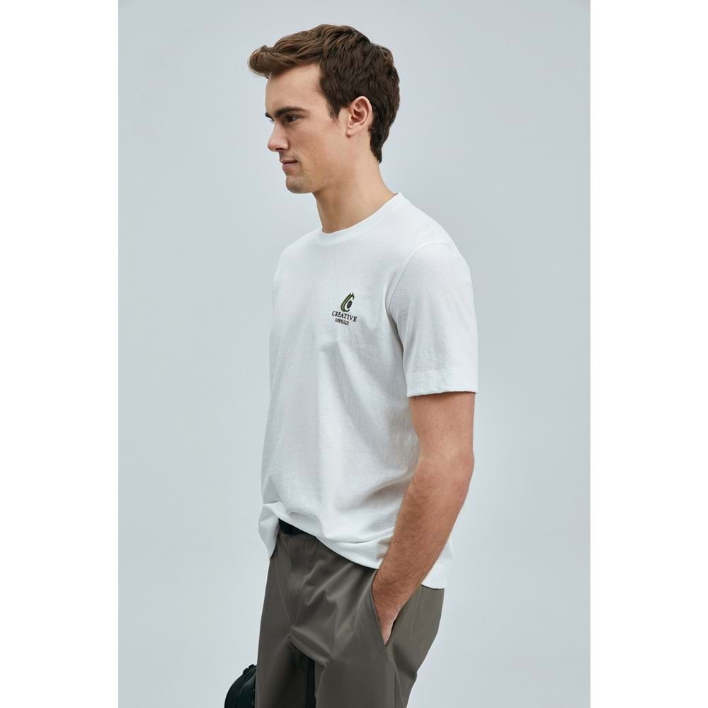 Lufian 111020263 Olıvıa Modern Grafik T- Shirt Erkek Tişort