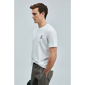 Lufian 111020263 Olıvıa Modern Grafik T- Shirt Erkek Tişort