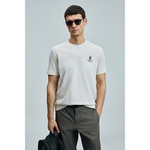 Lufian 111020263 Olıvıa Modern Grafik T- Shirt Erkek Tişort