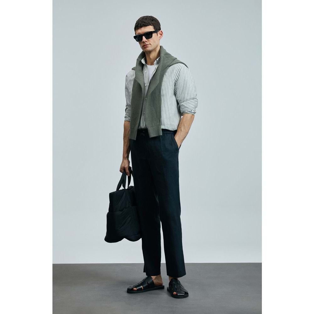 Lufian 111190350 Karl Smart Erkek Chino Pantolon Slim Fit Erkek Pantolon