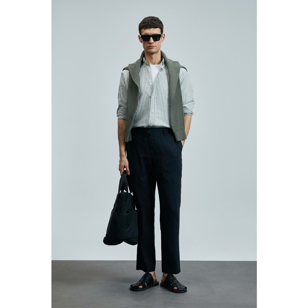 Lufian 111190350 Karl Smart Erkek Chino Pantolon Slim Fit Erkek Pantolon