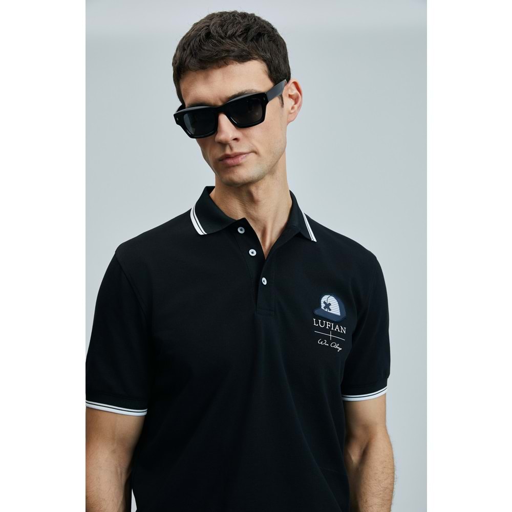 Lufian 111040223 Sandor Smart Polo Yaka Tişort Erkek T-Shirt