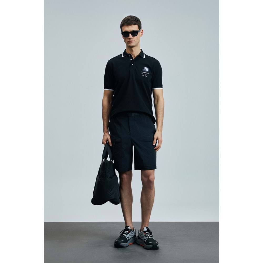 Lufian 111040223 Sandor Smart Polo Yaka Tişort Erkek T-Shirt