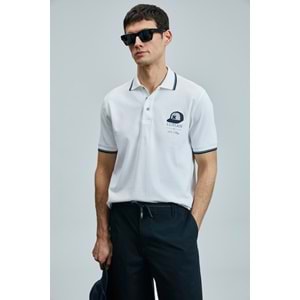 Lufian 111040223 Sandor Smart Polo Yaka Tişort Erkek T-Shirt