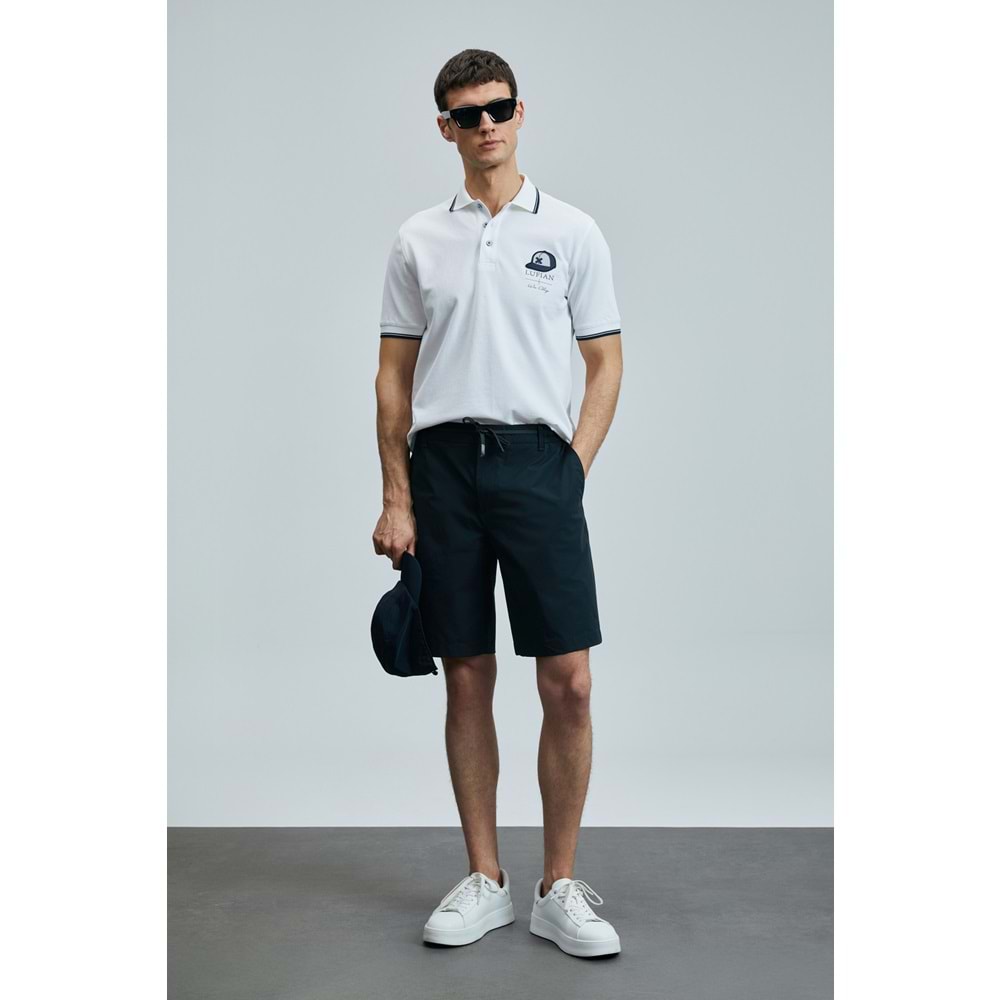 Lufian 111040223 Sandor Smart Polo Yaka Tişort Erkek T-Shirt