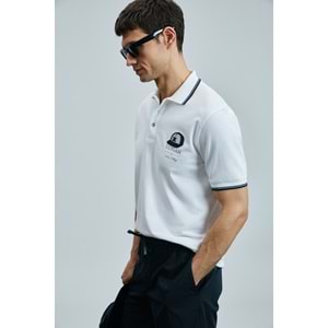 Lufian 111040223 Sandor Smart Polo Yaka Tişort Erkek T-Shirt