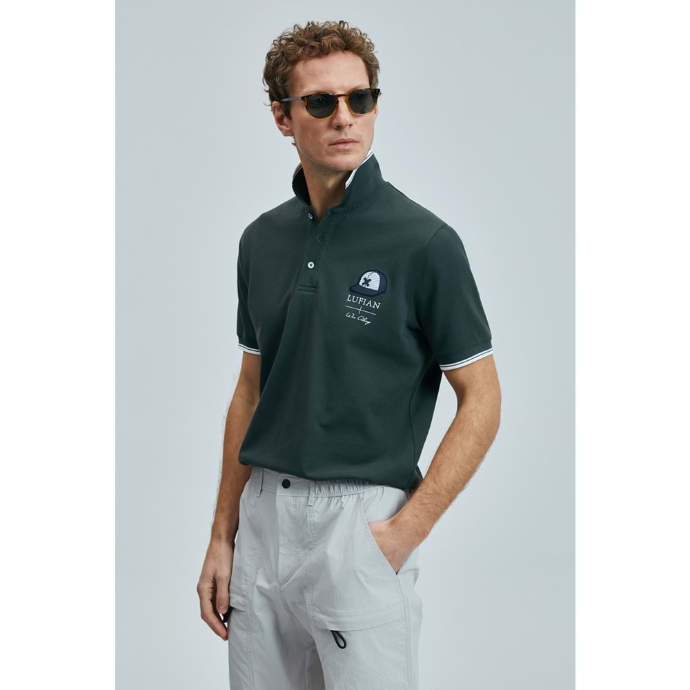Lufian 111040223 Sandor Smart Polo Yaka Tişort Erkek T-Shirt