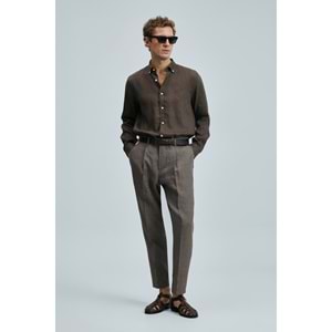 Lufian 111010630 Pitaya Keten Gömlek Comfort Fit Erkek Gömlek