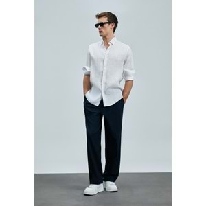 Lufian 111010630 Pitaya Keten Gömlek Comfort Fit Erkek Gömlek