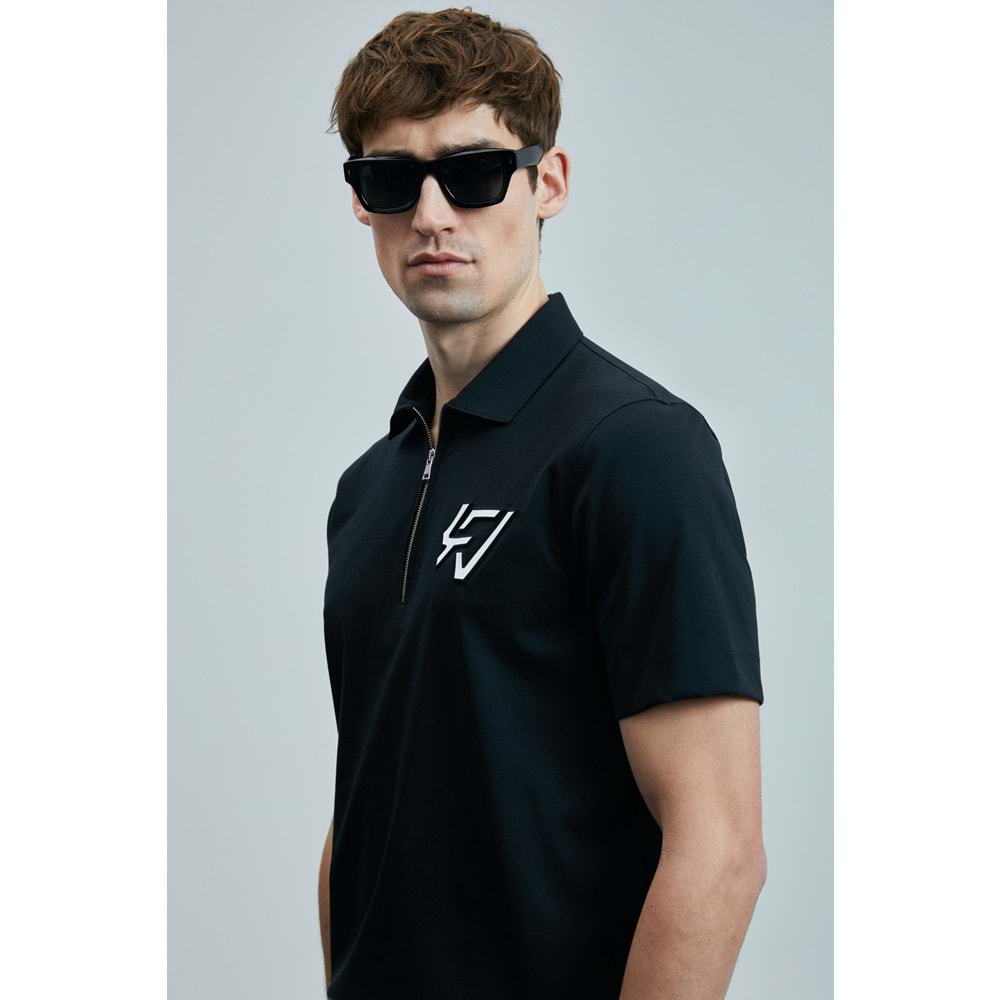 Lufian 111040224 Slash Smart Polo Yaka Tişort Erkek T-Shirt