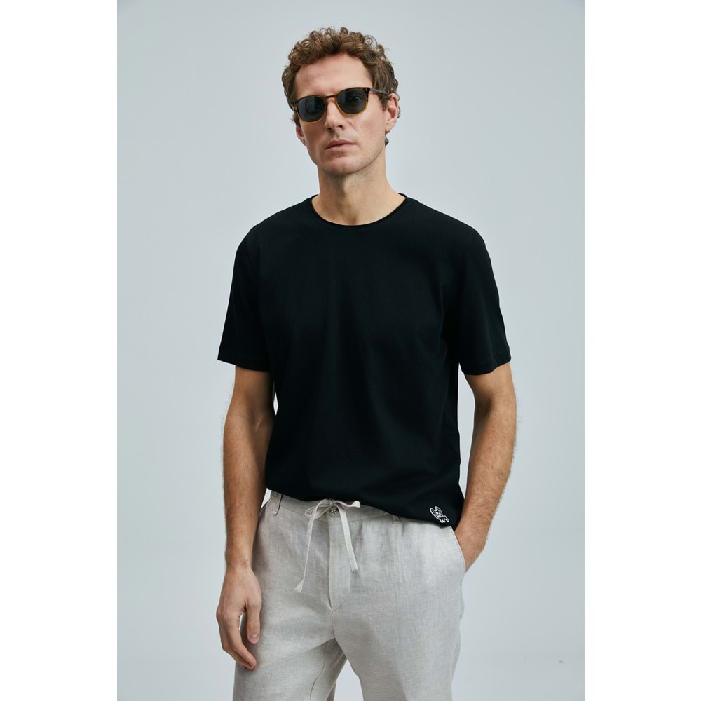 Lufian 111020259 Junya Erkek Basic Tişört Erkek T-Shirt