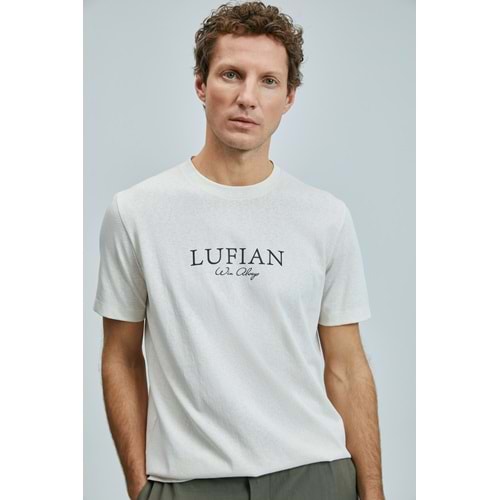 Lufian 111020238 Love Modern Grafik T- Shirt Erkek Tişort
