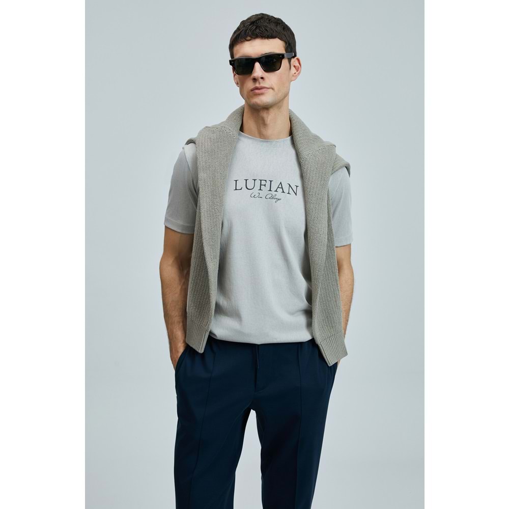 Lufian 111020238 Love Modern Grafik T- Shirt Erkek Tişort