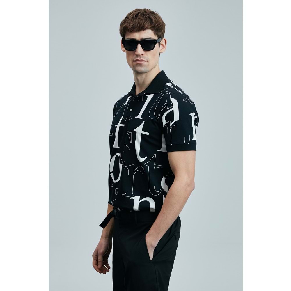Lufian 111040219 Dıamond Smart Erkek Polo Tişört Erkek T-Shirt