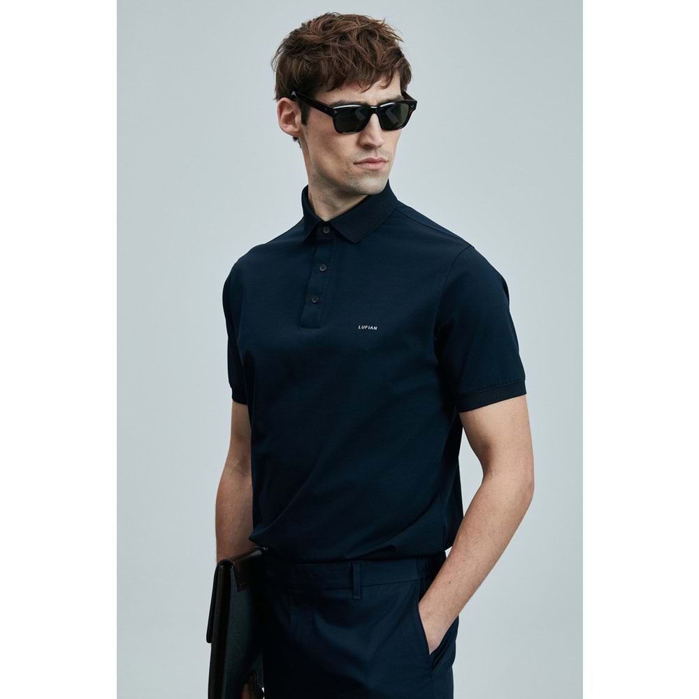 Lufian 111040228 Luna Polo Yaka Tişort Erkek T-Shirt