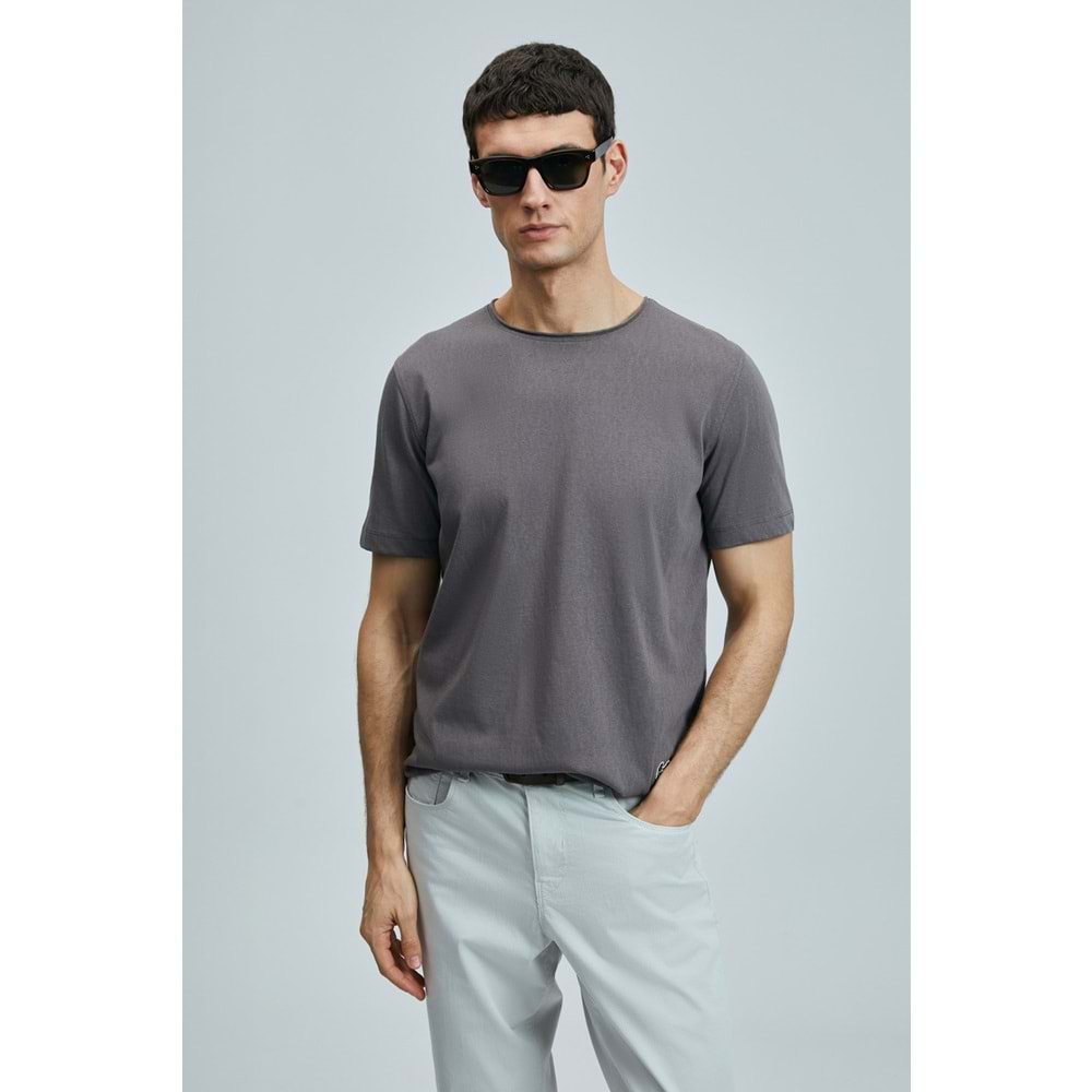 Lufian 111020259 Junya Erkek Basic Tişört Erkek T-Shirt