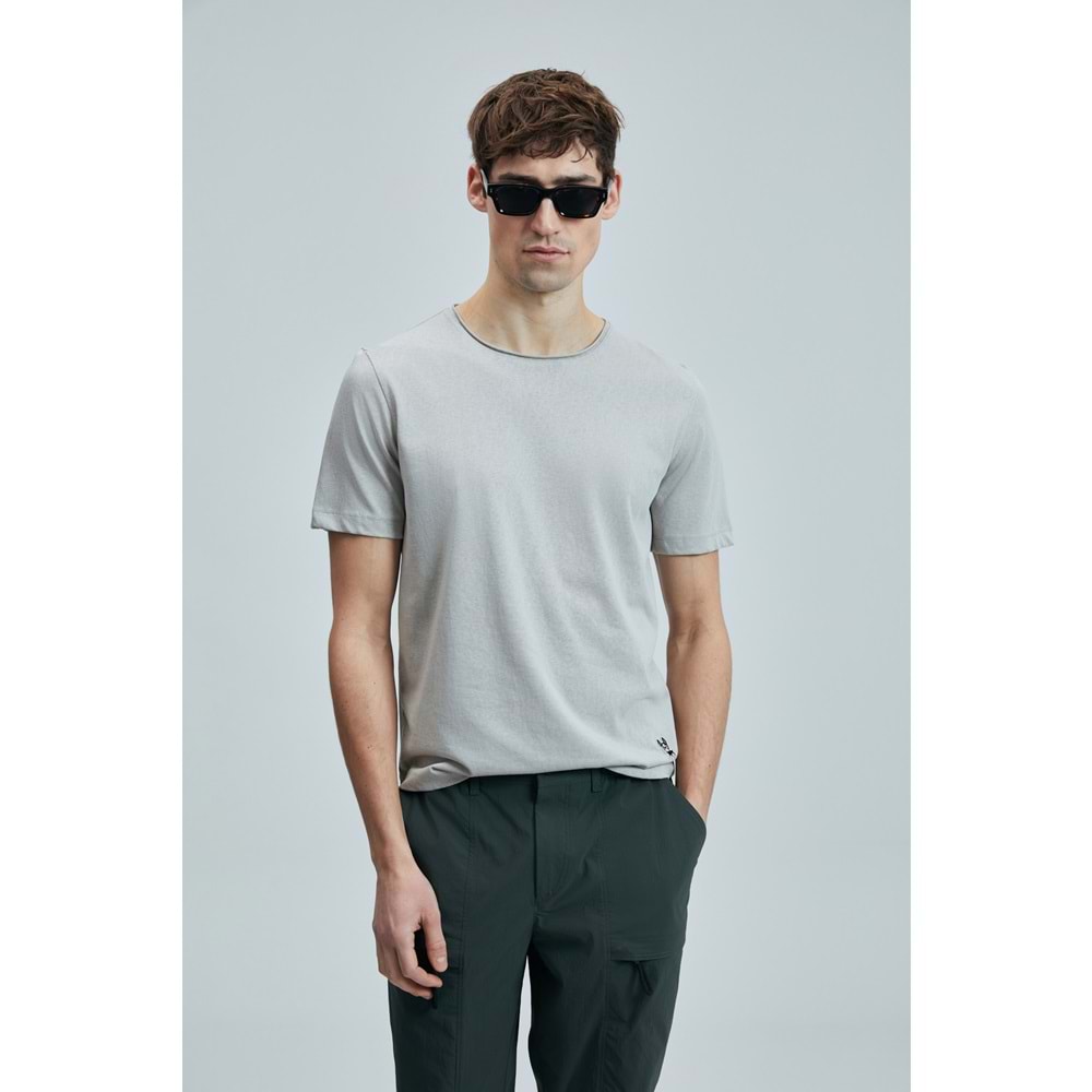 Lufian 111020259 Junya Erkek Basic Tişört Erkek T-Shirt