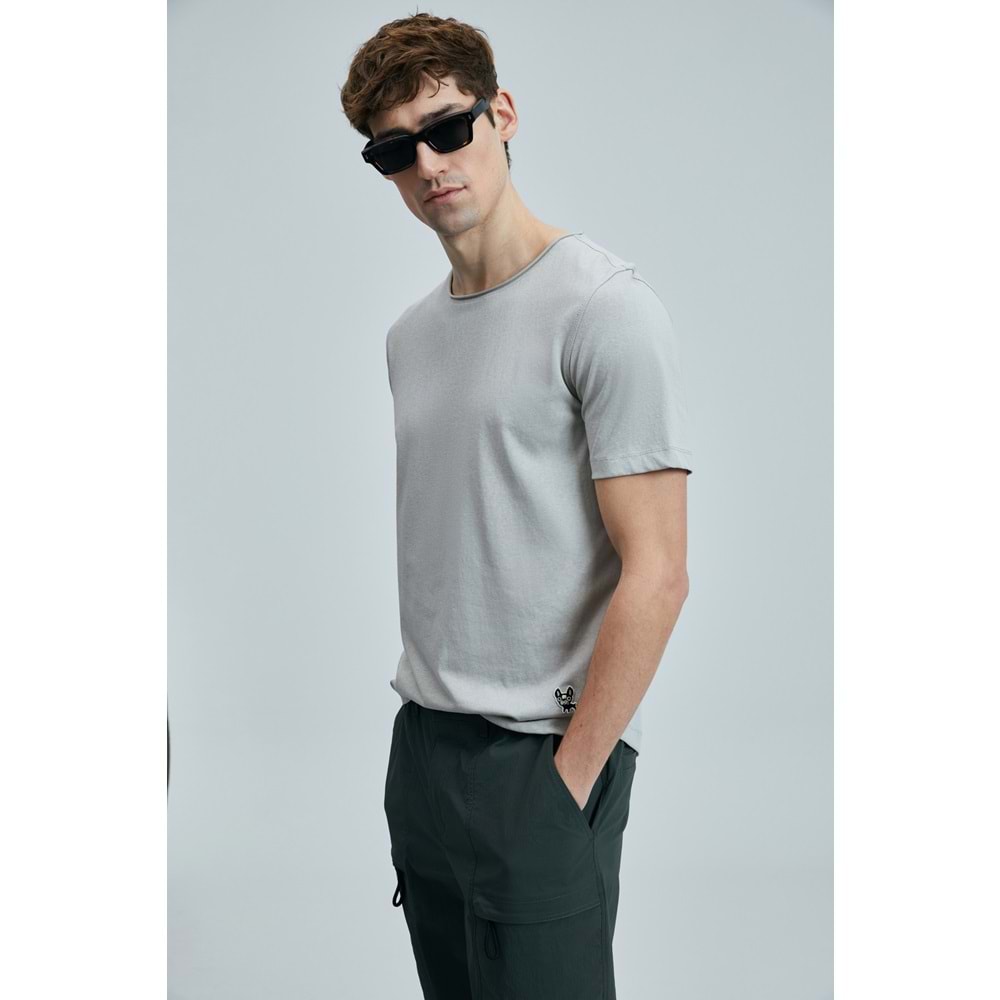 Lufian 111020259 Junya Erkek Basic Tişört Erkek T-Shirt