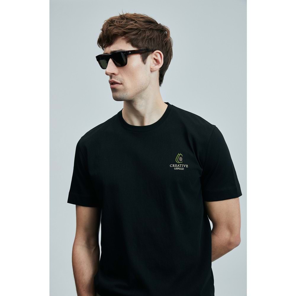 Lufian 111020263 Olıvıa Modern Grafik T- Shirt Erkek Tişort