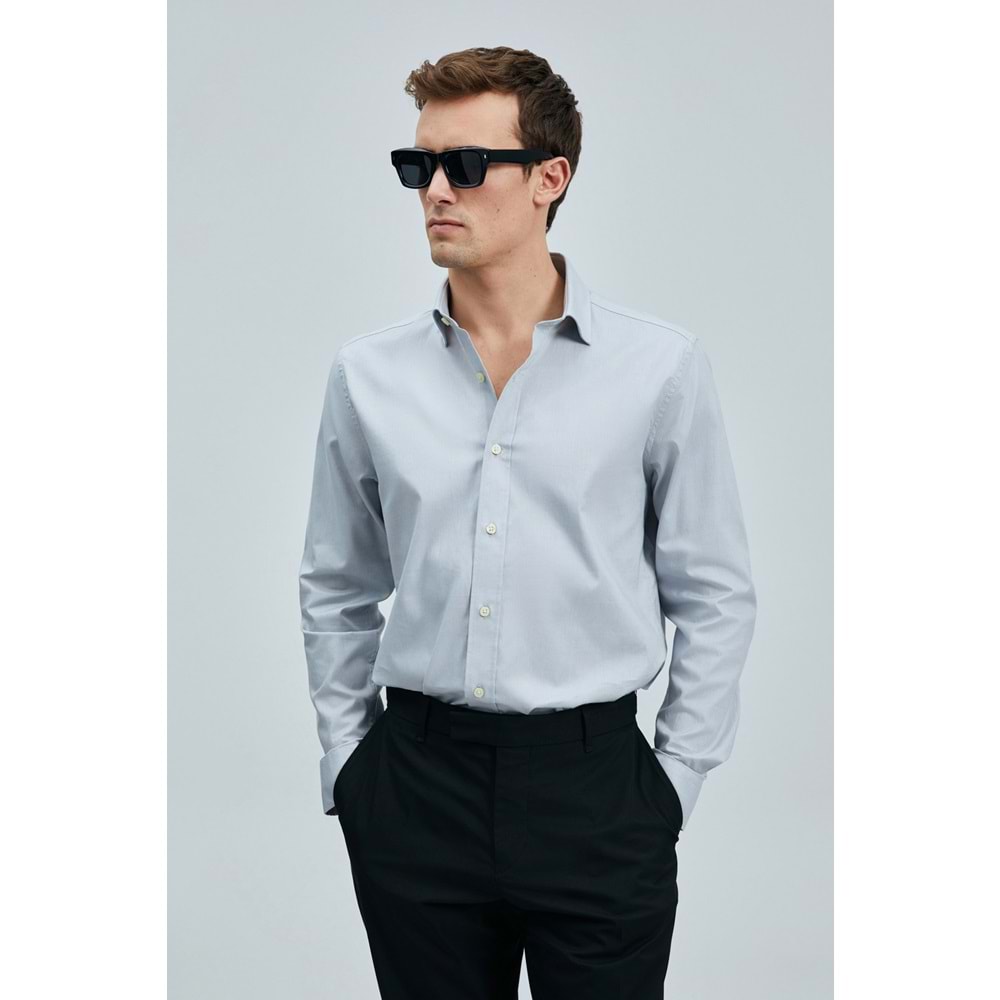 Lufian 111010633 Danıel Erkek Basic Gömlek Regular Fit Erkek Gömlek
