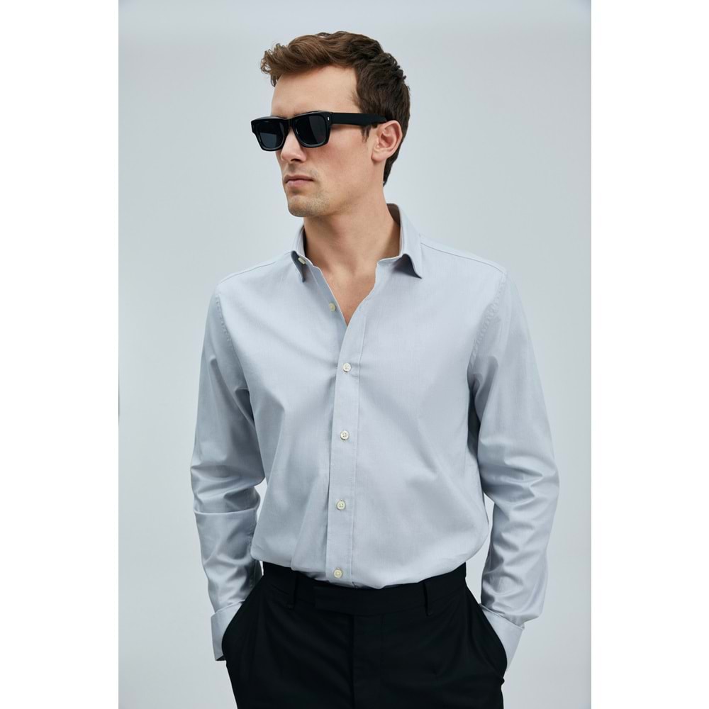 Lufian 111010633 Danıel Erkek Basic Gömlek Regular Fit Erkek Gömlek