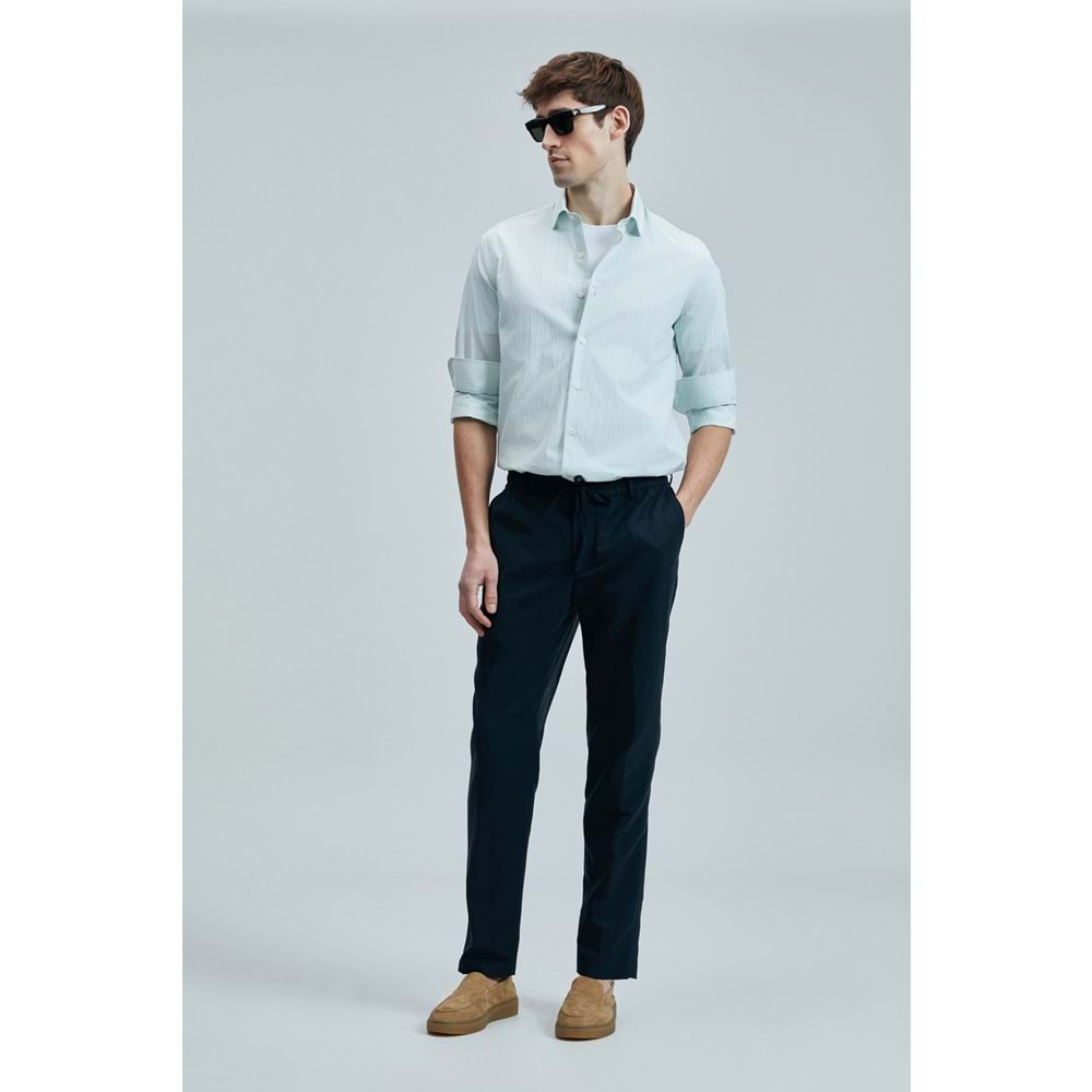 Lufian 111010638 Charles Erkek Basic Gömlek Regular Fit Erkek Gömlek