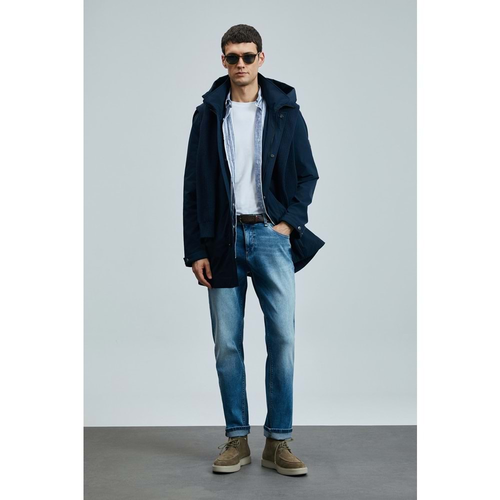 Lufian 111200189 Mattıas Smart Jean Erkek Pantolon Slim Fit Erkek Kot Pantolon