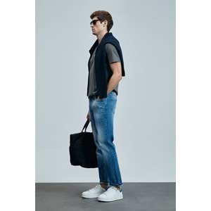 Lufian 111200196 Franz Smart Jean Erkek Pantolon Slim Fit Erkek Kot Pantolon