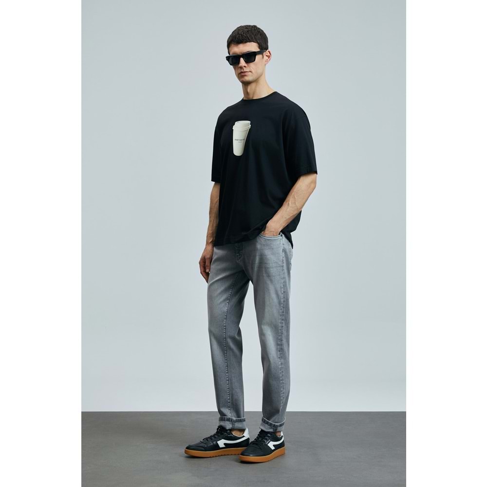 Lufian 111200207 Zeno Smart Jean Erkek Pantolon Slim Fit Erkek Kot Pantolon