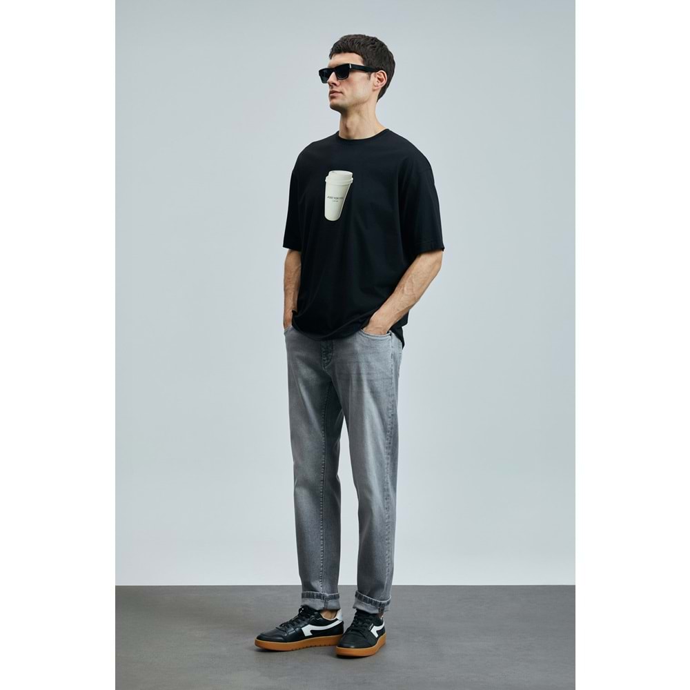 Lufian 111200207 Zeno Smart Jean Erkek Pantolon Slim Fit Erkek Kot Pantolon